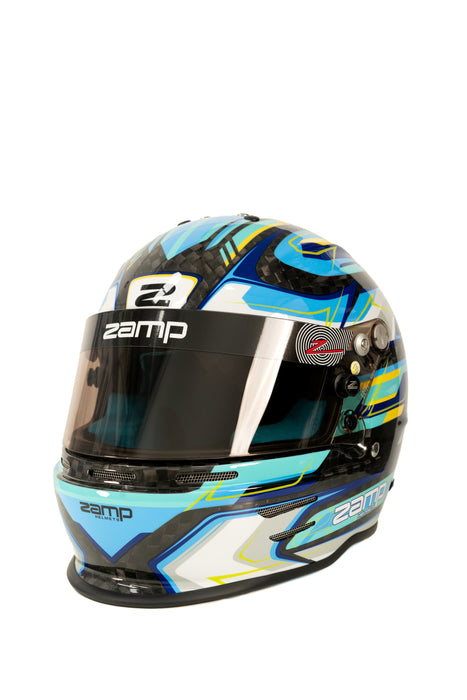 RZ 48 Youth Carbon Blue Helmet