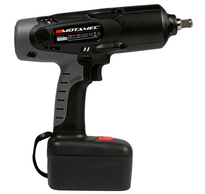 Motamec Cordless Impact Wrench 18V 1/2 Drive + Alloy Wheel Socket Set - Motorsport Supplies