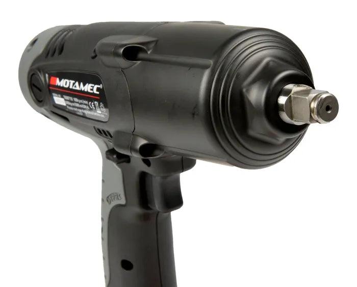 Motamec Cordless Impact Wrench 18V 1/2 Drive + Alloy Wheel Socket Set - Motorsport Supplies