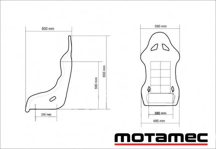 Motamec Evo-one FIA Race Seat - Motorsport Supplies