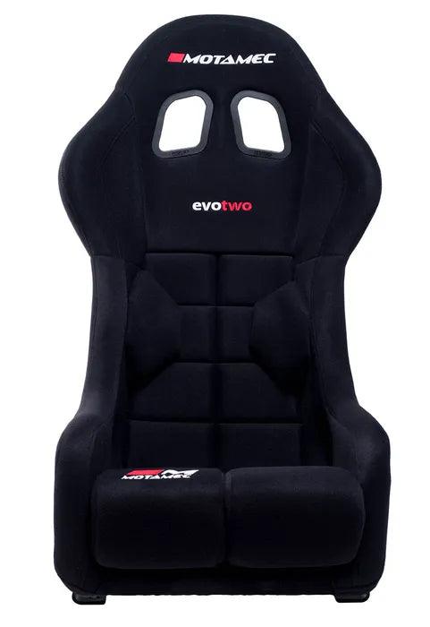 Motamec Racing Evo-Two FIA Approved Race Seat GRP Shell Side Mount BLACK HANS - Motorsport Supplies