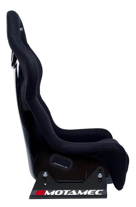 Motamec Racing Evo-Two FIA Approved Race Seat GRP Shell Side Mount BLACK HANS - Motorsport Supplies
