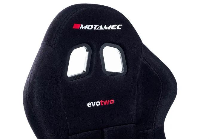 Motamec Racing Evo-Two FIA Approved Race Seat GRP Shell Side Mount BLACK HANS - Motorsport Supplies
