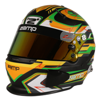 Zamp RZ 70E Switch Green / Black / Yellow - Motorsport Supplies