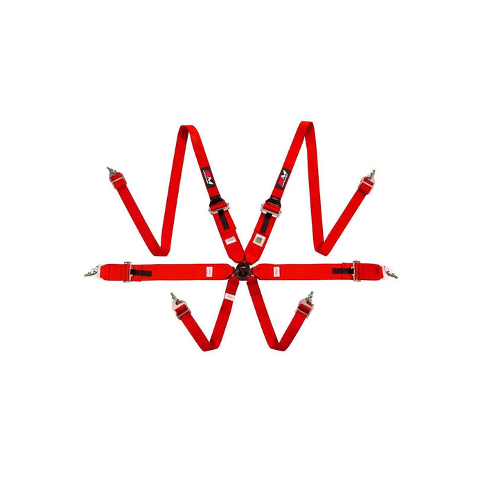 Motamec 6 Point Harness Hans Belts FIA Approved - Motorsport Supplies