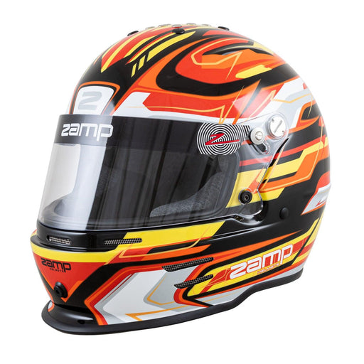Zamp RZ 42 Youth Helmet Black / Red - Motorsport Supplies