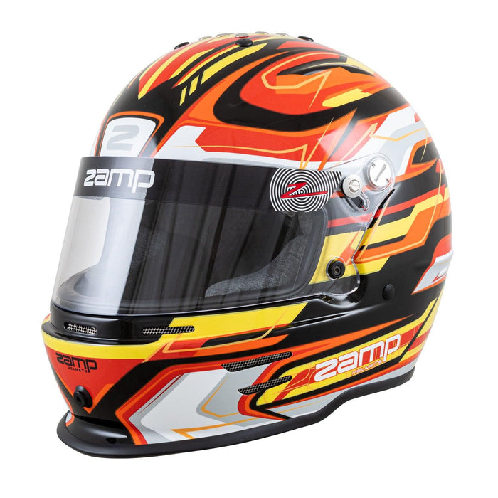 Zamp RZ 42 Youth Helmet Black / Red - Motorsport Supplies