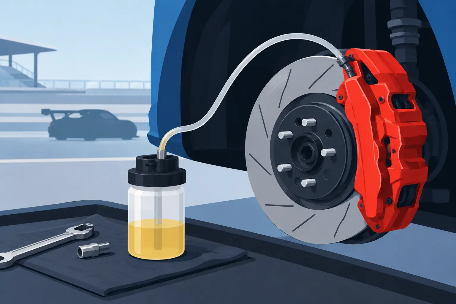 How to Bleed Race Brakes Before Race Day