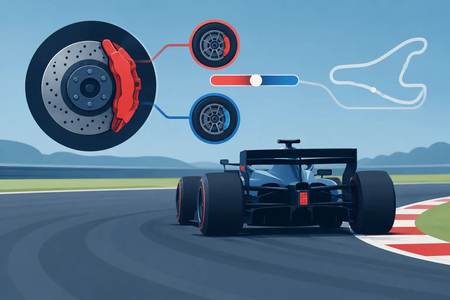 How Race Car Brake Bias Affects Lap Time
