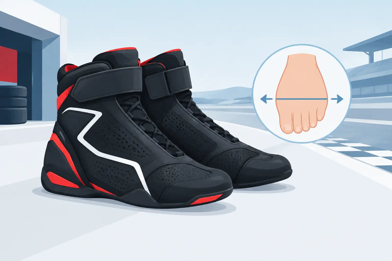 Racing Boots for Wide Feet That Fit Properly