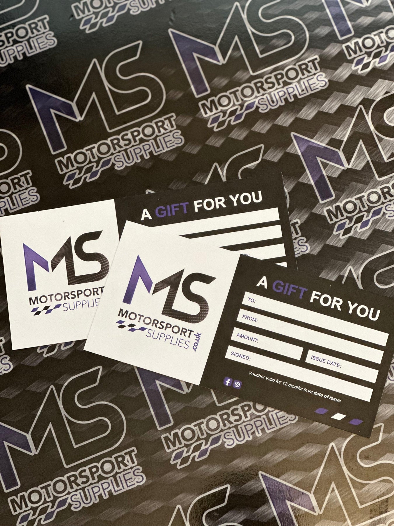 Gift Vouchers - Motorsport Supplies