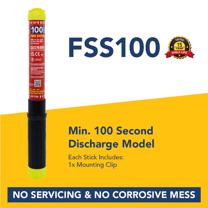 Fire Safety Stick - 100 Second Discharge