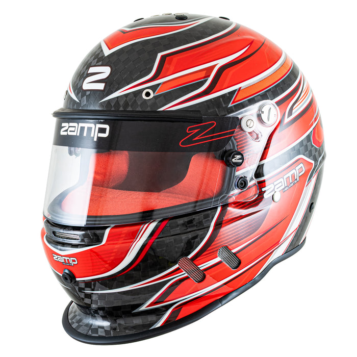 Zamp RZ 67D Carbon Red Helmet