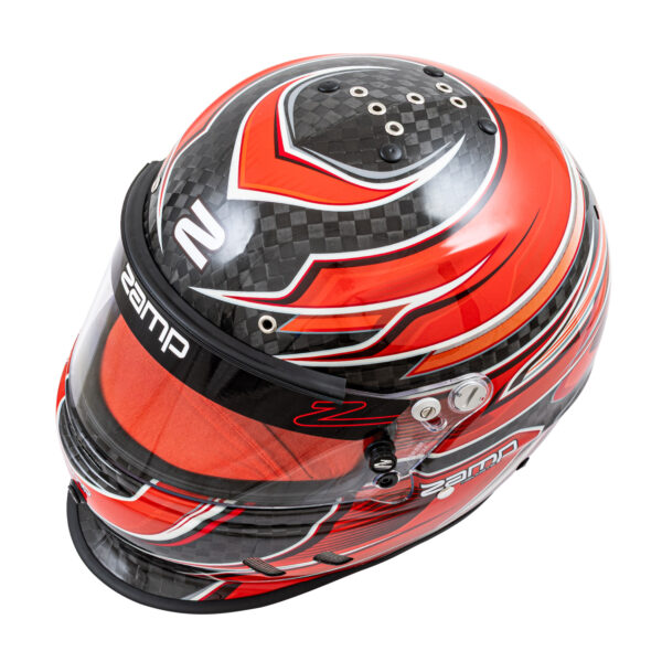 Zamp RZ 67D Carbon Red Helmet