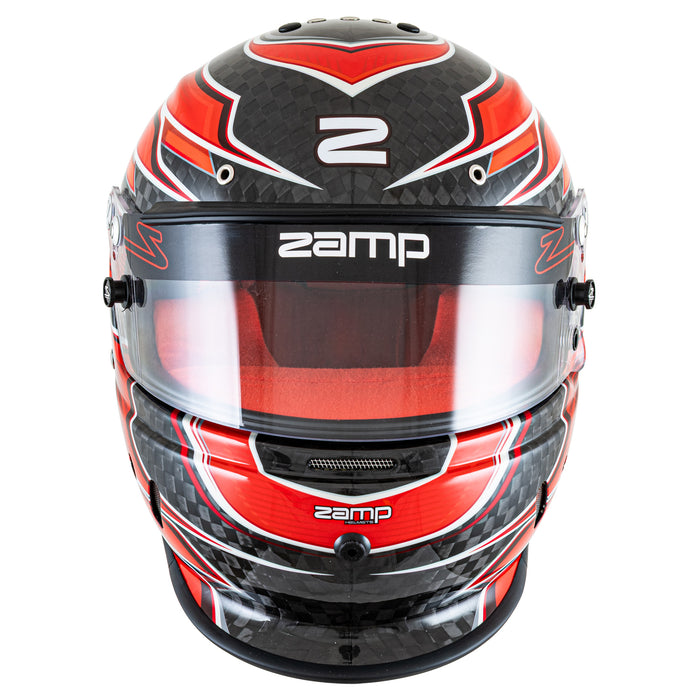 Zamp RZ 67D Carbon Red Helmet