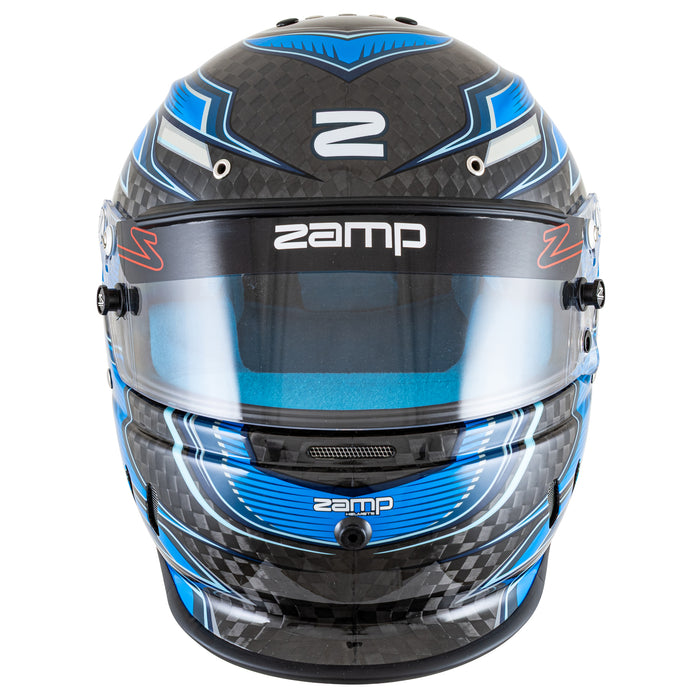 Zamp RZ 67D Carbon Blue Helmet