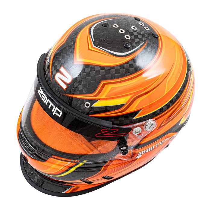 Zamp RZ 67D Carbon Orange Helmet