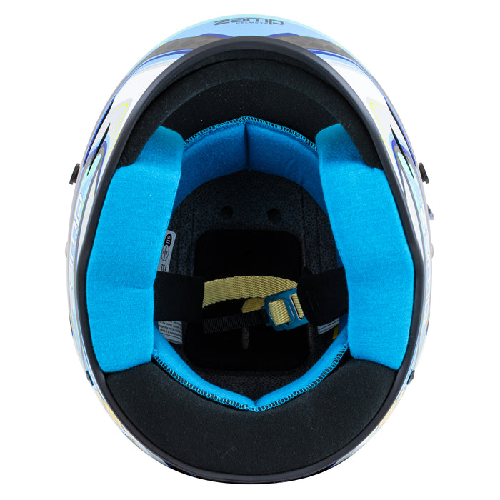 RZ 48 Youth Carbon Blue Helmet