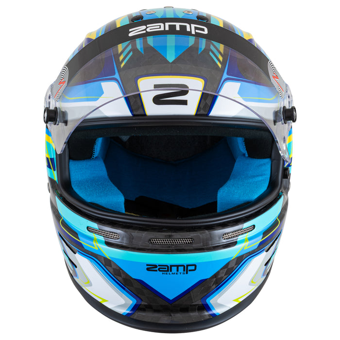 RZ 48 Youth Carbon Blue Helmet