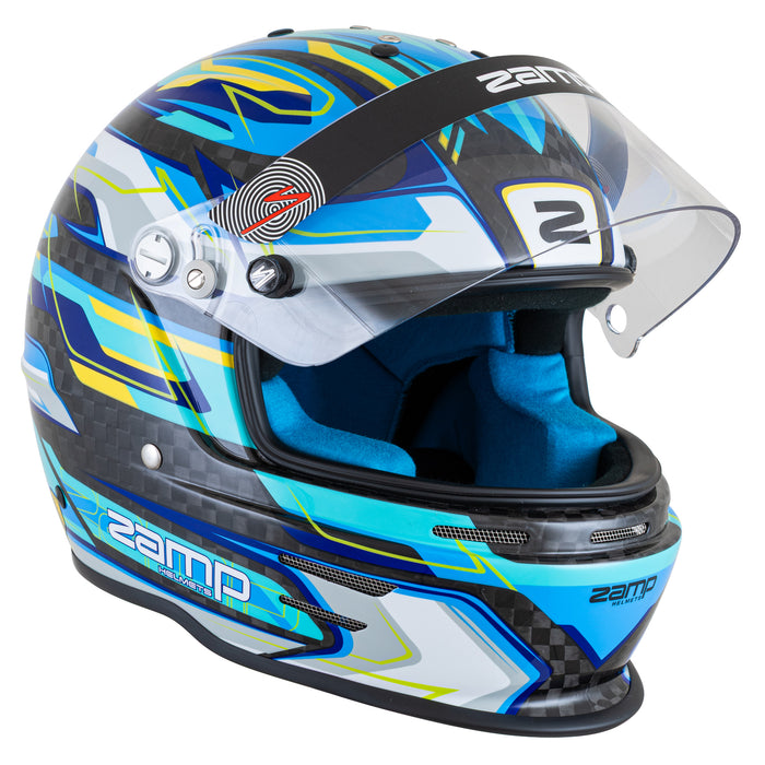 RZ 48 Youth Carbon Blue Helmet