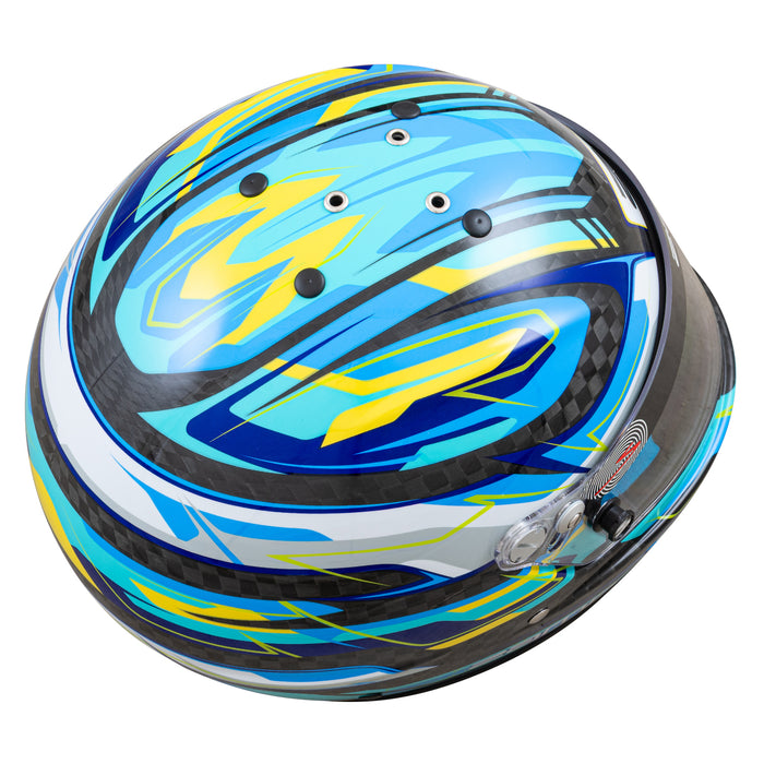 RZ 48 Youth Carbon Blue Helmet