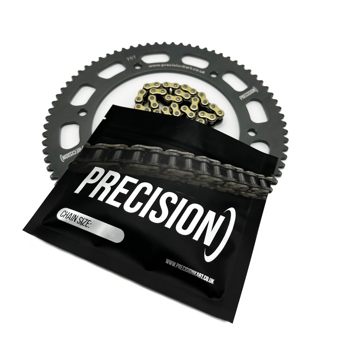 Precision Chains 219H Pitch - Racing Chain for Karting Racing