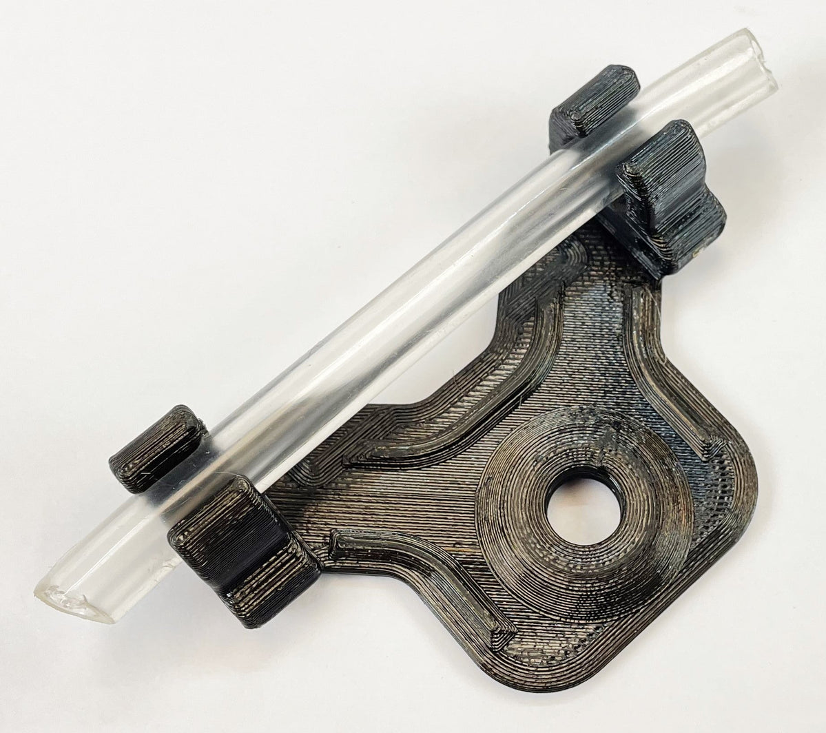 Black Fuel Line Support Bracket — Motorsport Supplies