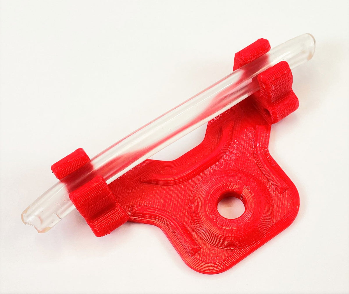 Red Fuel Line Support Bracket — Motorsport Supplies