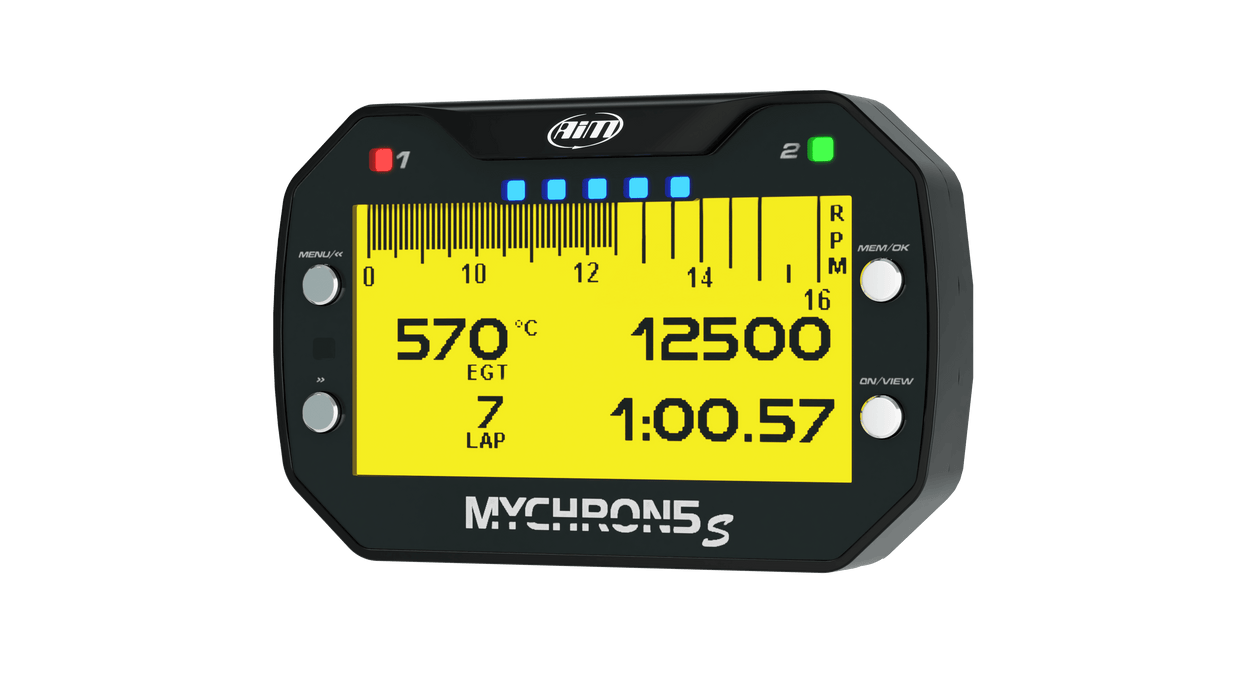 AiM MyChron 5S GPS Lap Timer & Water Temperature Sensor - Motorsport Supplies