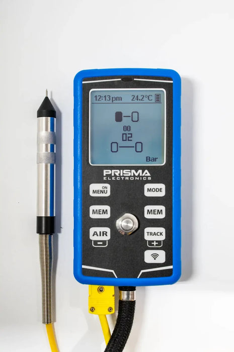 Prisma HPM5 Tyre Pressure Gauge With Dual Technology Pyrometer And Stopwatch