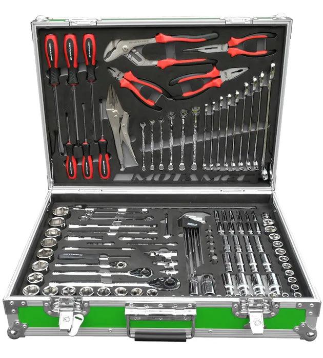 Motamec 122pc Motorsport Hand Tools Kit - Socket Spanner Screwdriver Set + Flight Case - Motorsport Supplies