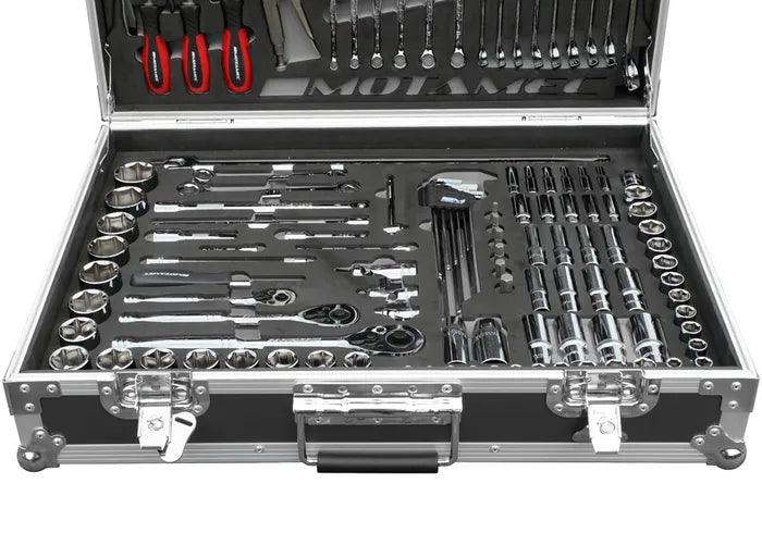 Motamec 122pc Motorsport Hand Tools Kit - Socket Spanner Screwdriver Set + Flight Case - Motorsport Supplies