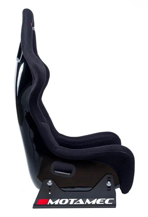 Motamec Racing GT01 Race Seat Fiberglass Shell Side Mount BLACK - NON FIA - Motorsport Supplies