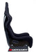 Motamec Racing GT01 Race Seat Fiberglass Shell Side Mount BLACK - NON FIA - Motorsport Supplies