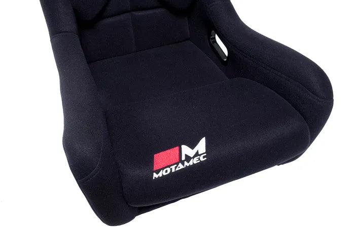 Motamec Racing GT01 Race Seat Fiberglass Shell Side Mount BLACK - NON FIA - Motorsport Supplies