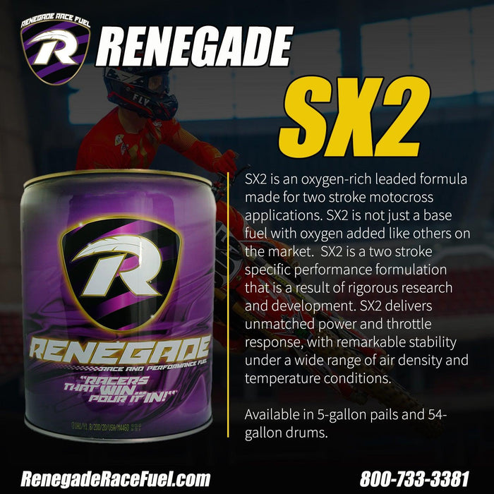 Renegade Moto SX2 Race Fuel - Motorsport Supplies