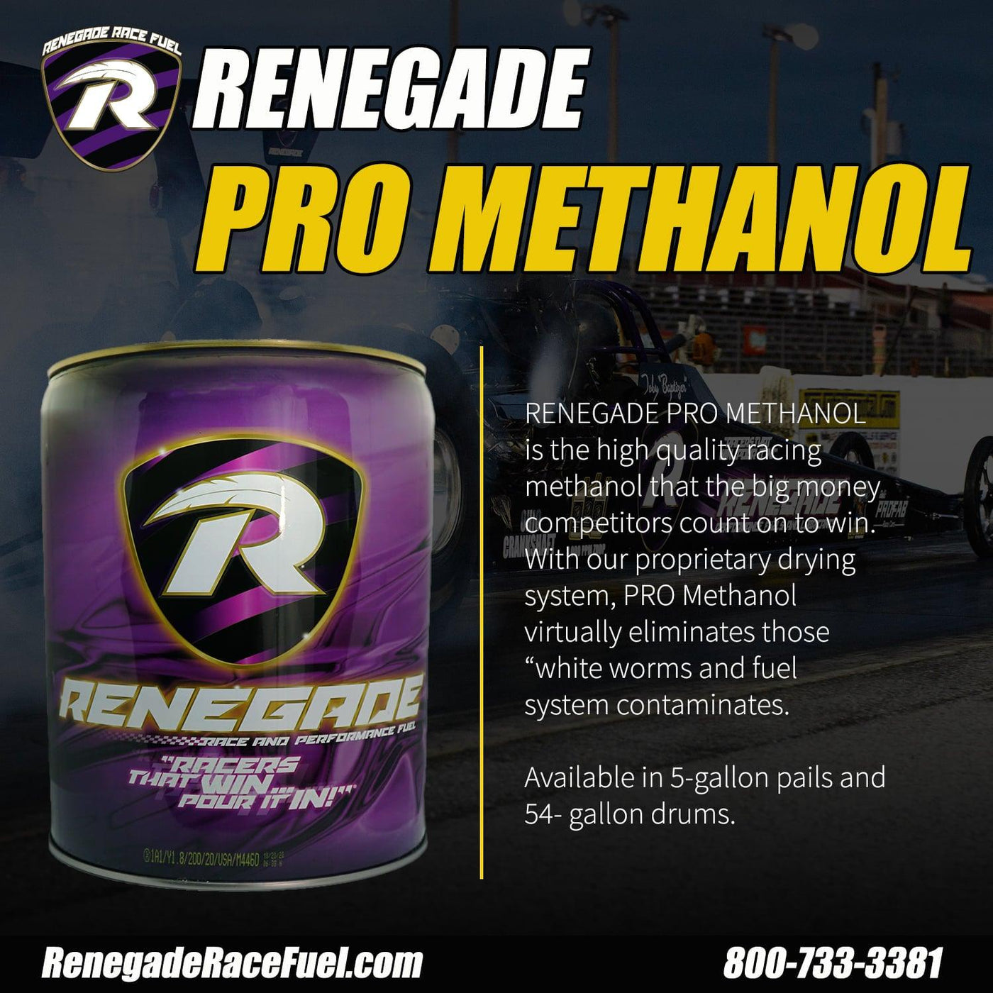 Motorsport Supplies - Renegade Pro Methanol Race Fuel