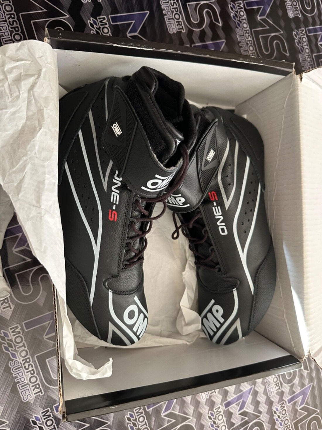 OMP One S Race Boots Size 44 - UK Size 9.5
