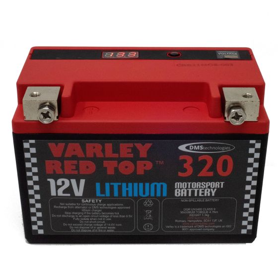 Varley Red Top 320 Lithium Battery