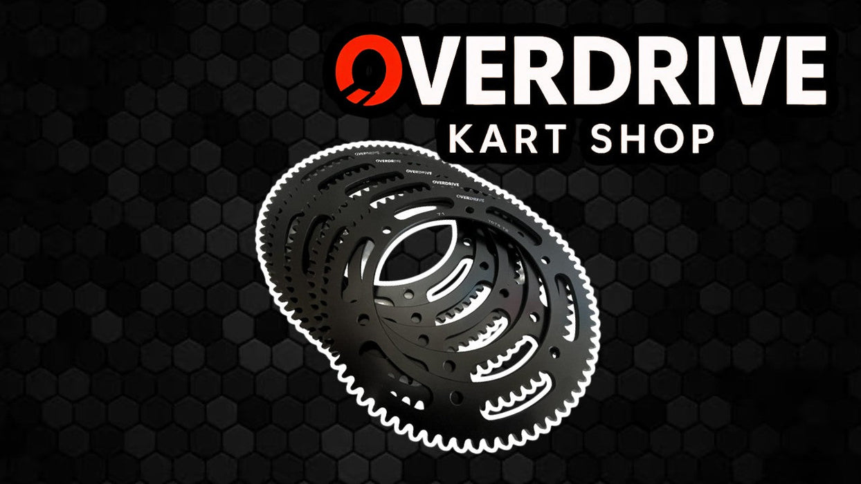 OverDrive Kart Sprockets – 7075 Alloy Racing Sprockets (71T–84T)