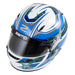 Zamp ZR-72 White / Blue Helmet - Motorsport Supplies