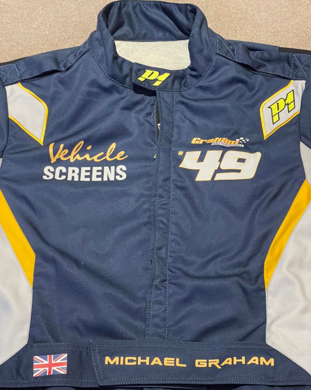 Fully Customised P1 Racesuit and Underwear tops