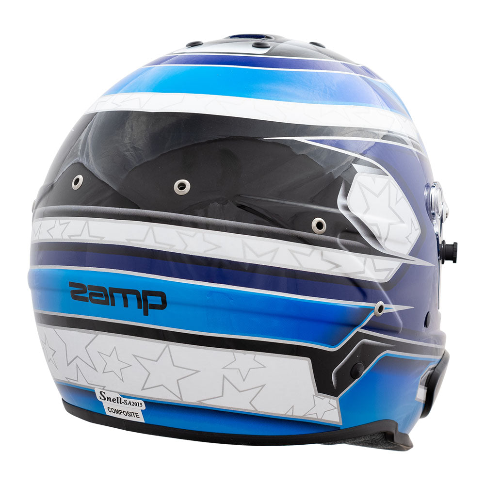 zamp rz 70e switch blue / light blue helmet