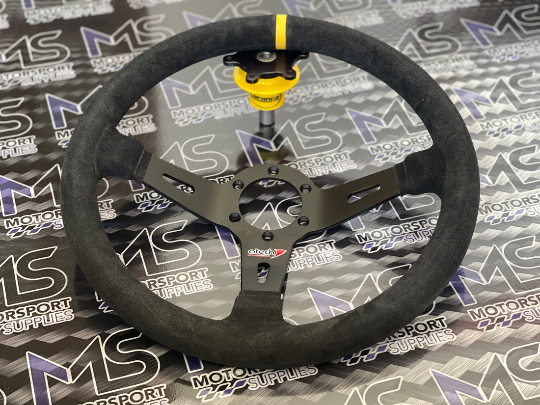 atech steering wheel and quick release boss combo