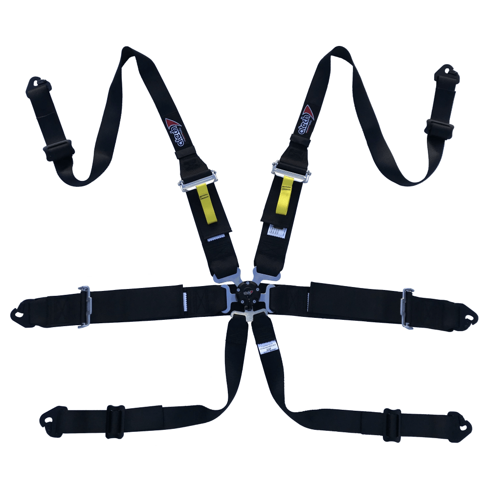 atech 6 point lightweight hans fia harness