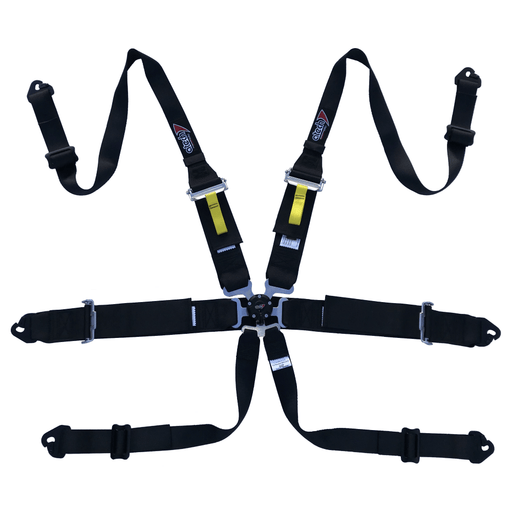 atech 6 point lightweight hans fia harness