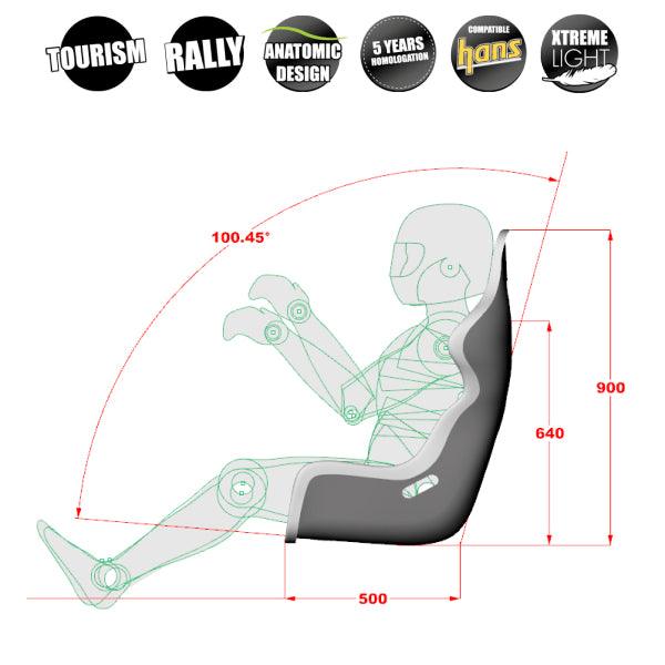 Atech Easy Racing Seat - Motorsport Supplies