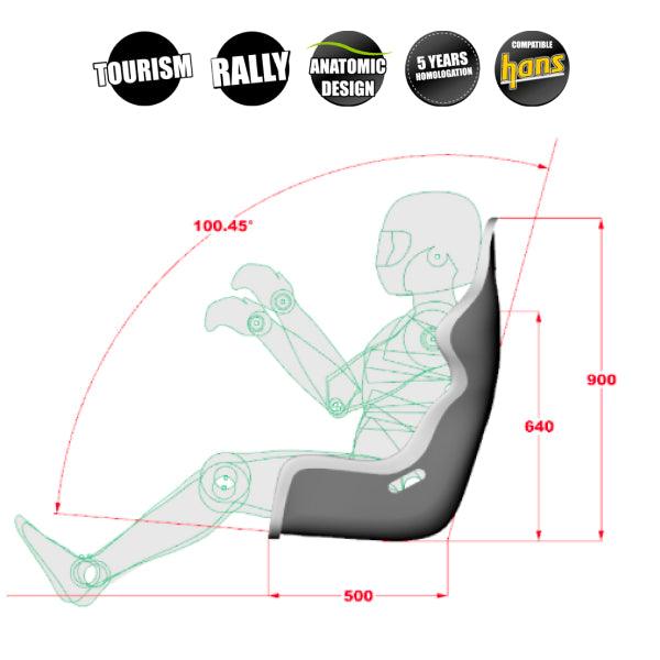 Atech Target Racing Seat - Motorsport Supplies