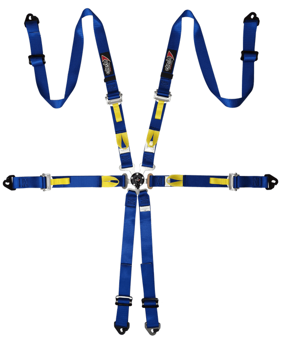 atech ultra lightweight 6 point fia hans harness