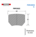Ferodo FRP202C 4003 Brake Pads - Motorsport Supplies
